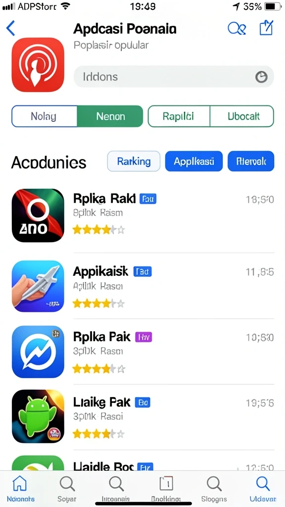 Fitur pencarian yang memudahkan menemukan program.
