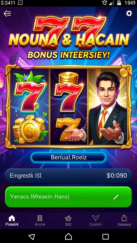 Tampilan awal game dengan tema yang menarik.