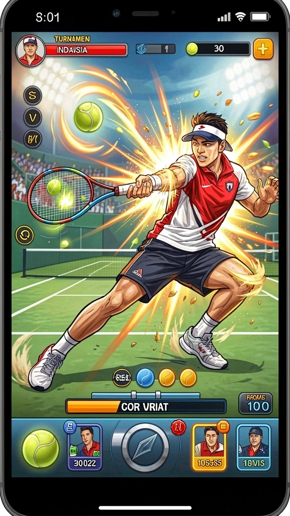 Momen seru dalam kompetisi multiplayer yang mendebarkan.