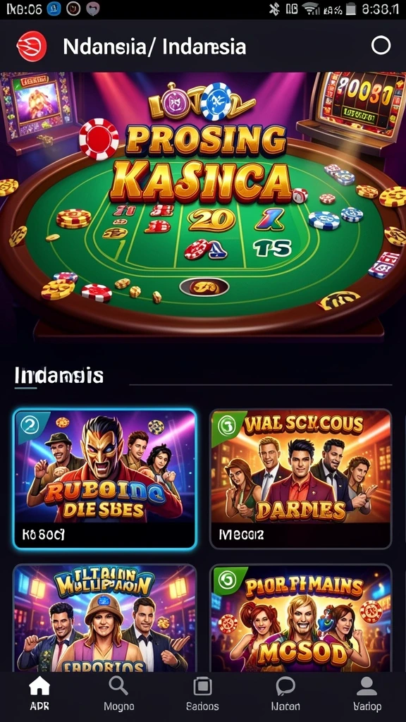 Tampilan antarmuka yang user-friendly.