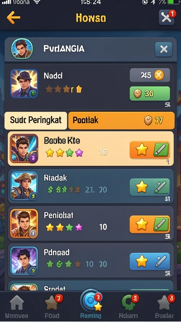 Tampilan awal yang menarik dan mudah dinavigasi.