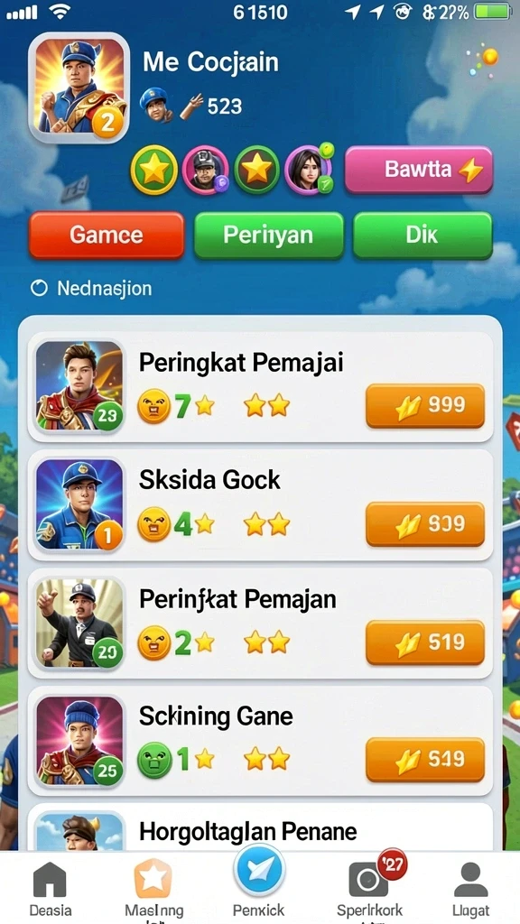 Tampilan antarmuka yang ramah pengguna.