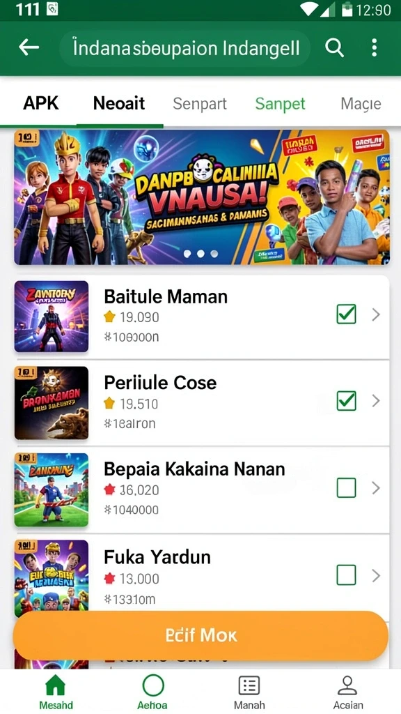 Tampilan antarmuka yang ramah pengguna dan menarik.