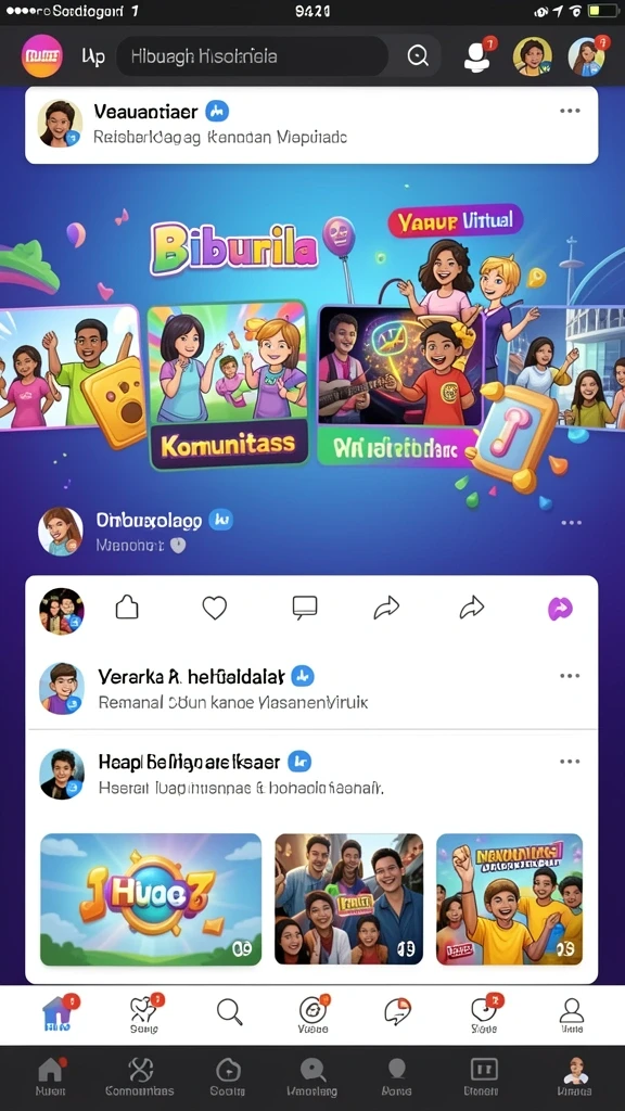 Tampilan awal H89 yang menarik dan penuh warna.