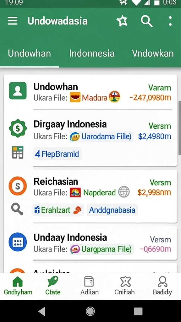 Tampilan antarmuka yang modern dan menarik.