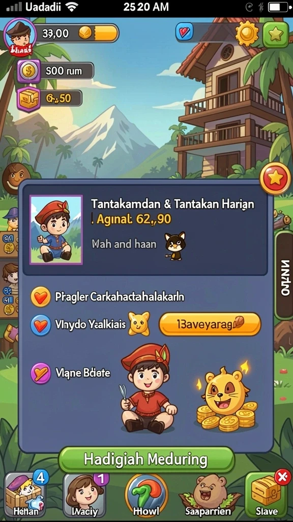 Berbagai pilihan permainan yang mengasyikkan.