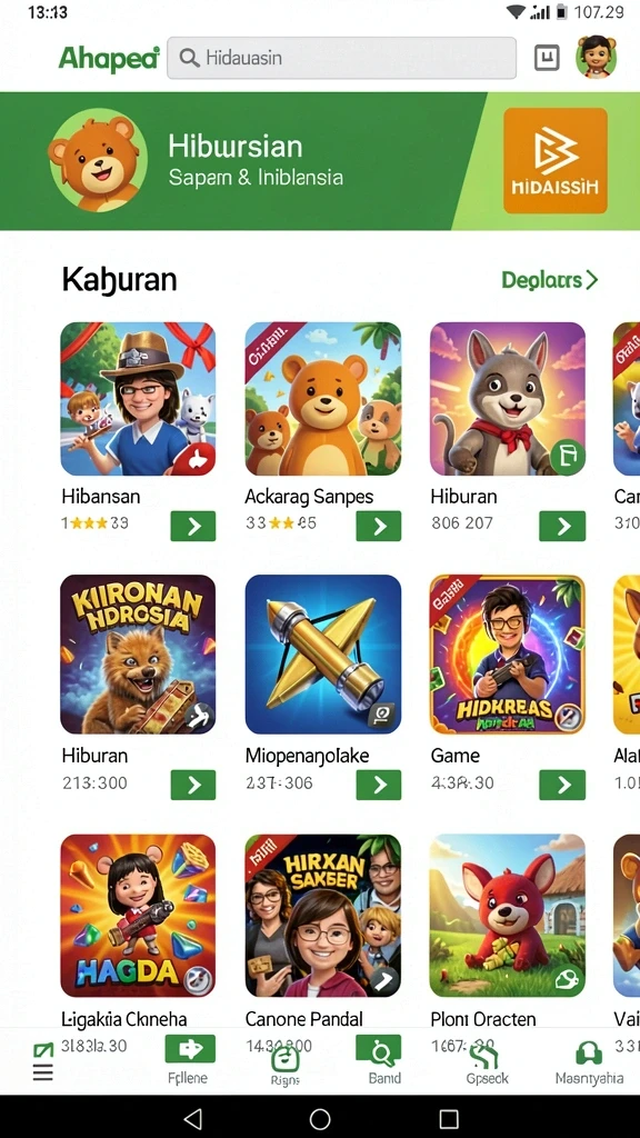 Tampilan awal KOKITOTO yang menarik.