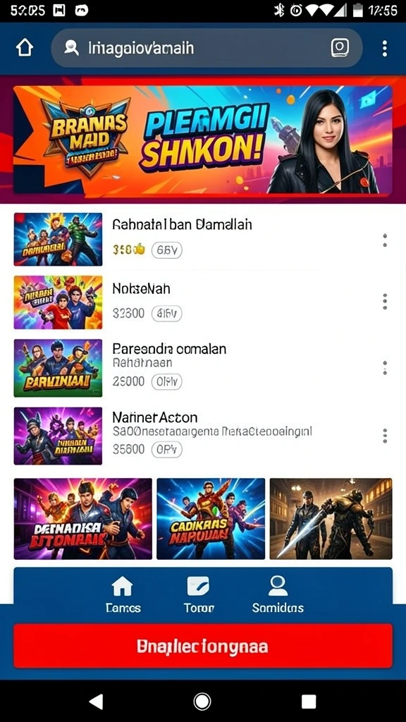 Momen aksi seru saat bertarung dengan musuh.
