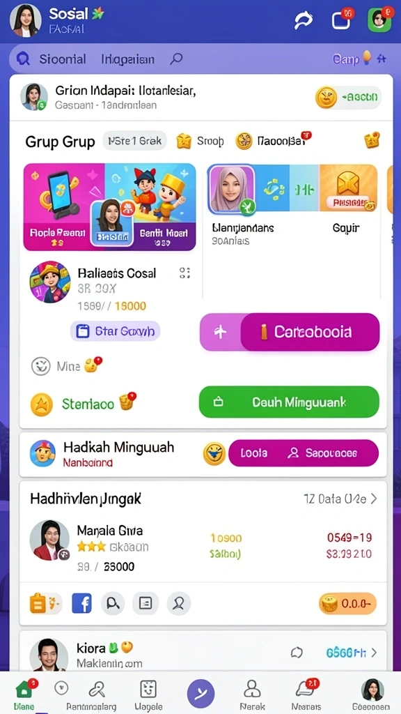 Tampilan antarmuka yang menarik dan mudah dinavigasi.