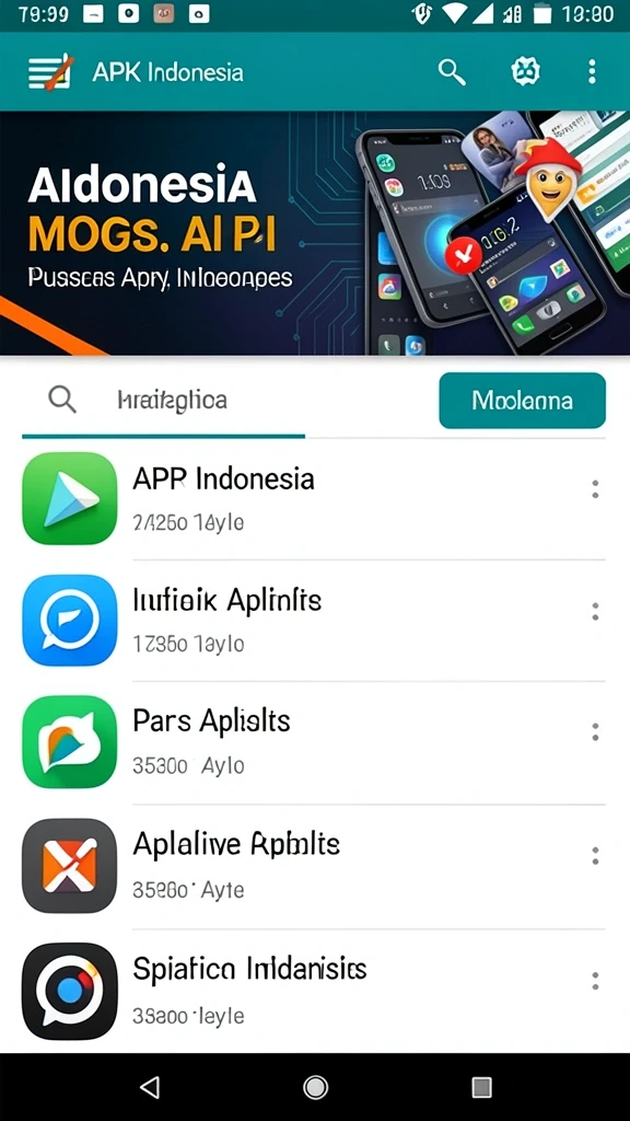 Tampilan menu yang mudah dinavigasi dan user-friendly.