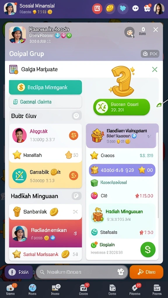 Fitur undian langsung yang menegangkan.