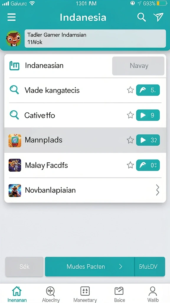 Misi menarik yang menantang dan seru.