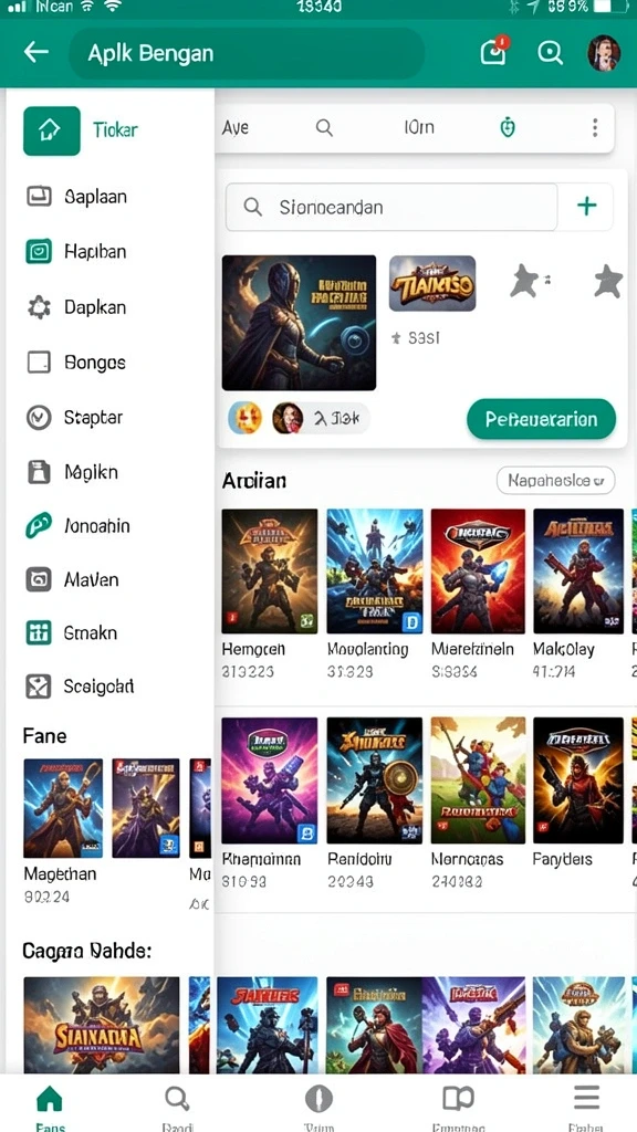 Berbagai mini-game yang seru dan menantang.