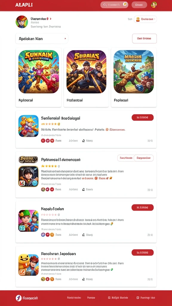 Tampilan awal yang menarik dan intuitif.