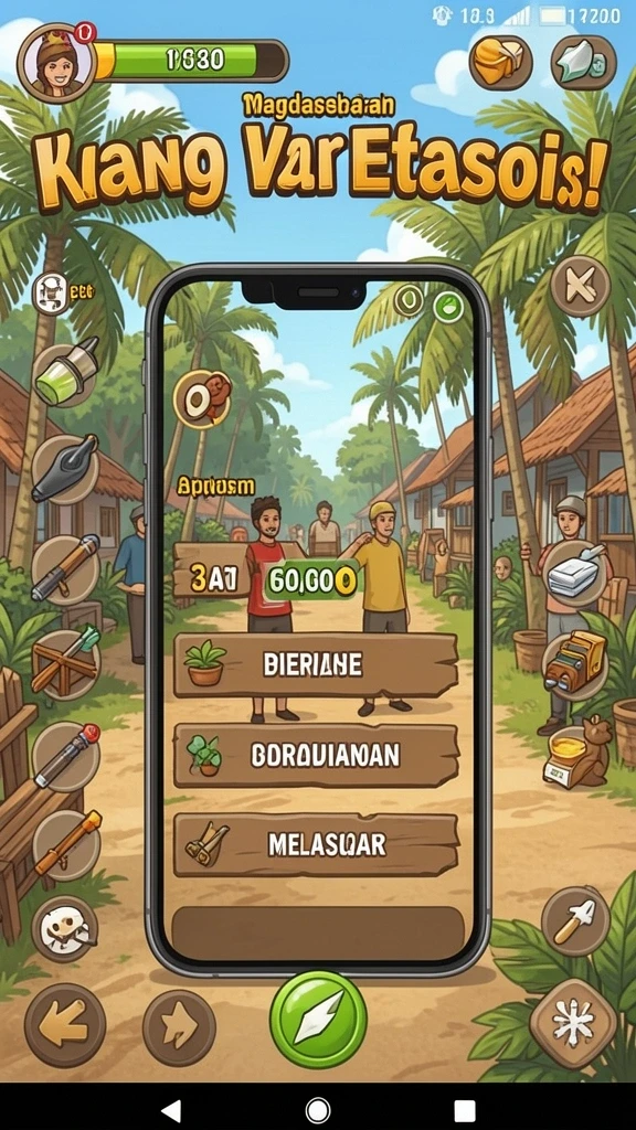 Tantangan seru yang membuat adrenalin meningkat.