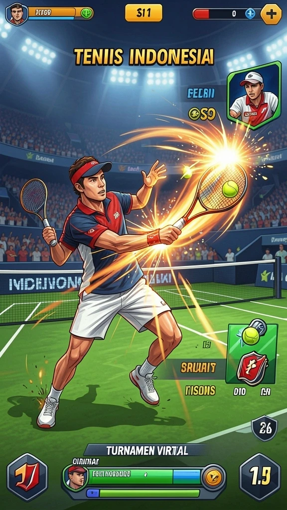 Tampilan menu turnamen yang menampilkan kompetisi menarik.