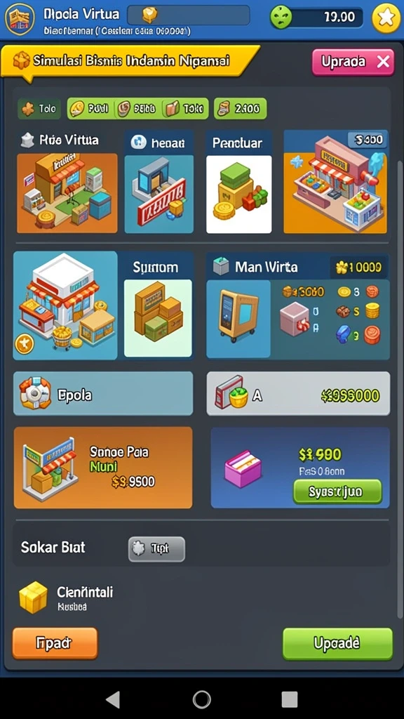 Screenshot menampilkan pemandangan indah dalam dunia RPGAME.