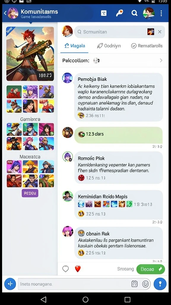 Pengalaman bermain yang mendebarkan dan seru.
