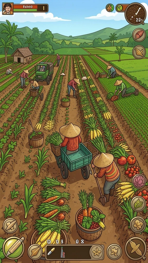 Menu permainan yang beragam dan mudah dinavigasi.