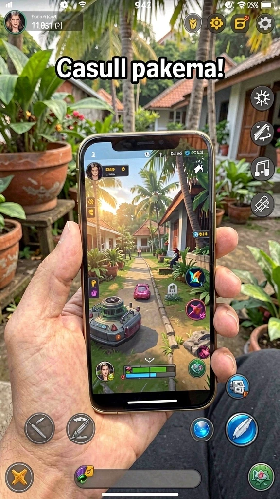 Screenshot menunjukkan karakter yang dapat dimainkan dalam game.
