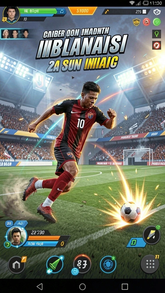 Tampilan antarmuka yang sederhana dan intuitif di dalam game.