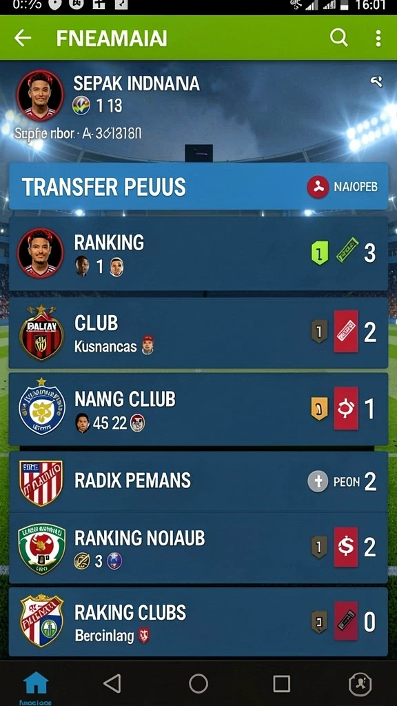 Tampilan antarmuka yang sederhana dan menarik.
