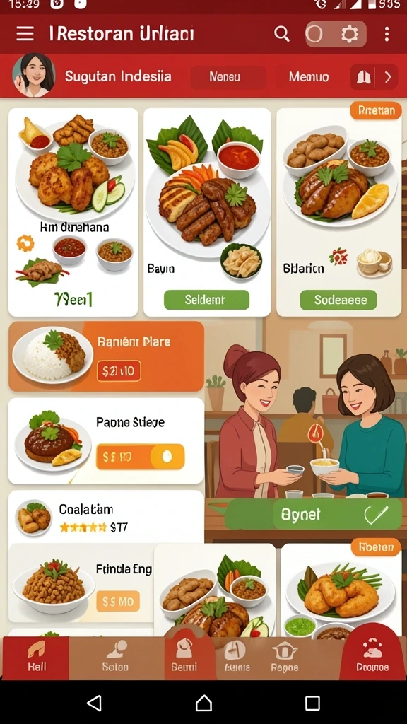 Tampilan antarmuka yang menarik dan mudah digunakan.