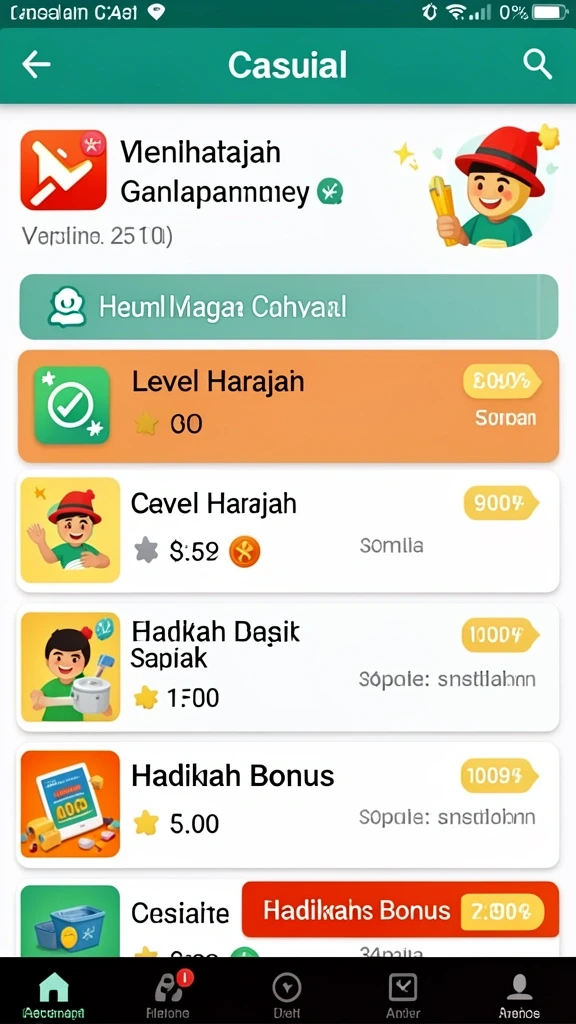 Tampilan antarmuka yang menarik dan intuitif.