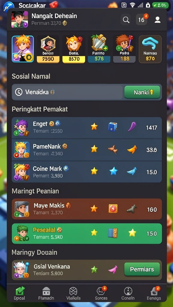 Pengalaman multiplayer seru dengan teman-teman.