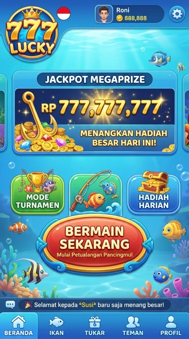 777lucky — layar beranda